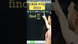 CBSE 2026 Differentiation PYQ 2024   Maths  Class 12 Maths #cbse2026 #maths #cbseboard #cbseclass12