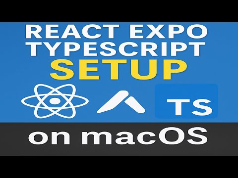 React Expo Typescript tool Setup on macOS (Node 20+ with Yarn | Homebrew) MonteyCodes