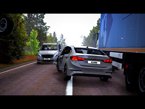 BeamNG Drive - Reckless Driving and Traffic Crashes #6