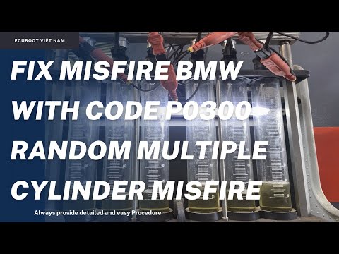 HOW TO FIX MISFIRE BMW WITH CODE P0300 RANDOM MULTIPLE CYLINDER MISFIRE