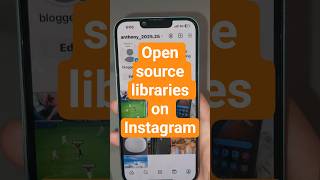 Open source libraries on Instagram