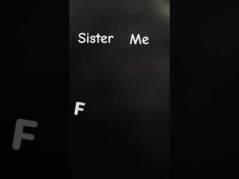 Me & my Sister Did This Trend