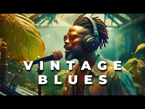 #10 Vintage Blues Music [🎙Raw Soulful Vocals ] Relaxing Night Escape l Retro Classics Style