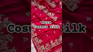✨ Premium Pure Cosmos Silk| Soft| Smooth & Luxurious✨📱:+919030126379(Wattsap) @LA_Trendz2025 #saree