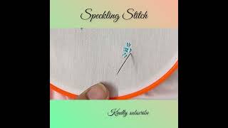 Speckling stitch #shorts #ytshorts #1minutetutorial #specklingstitch