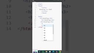 Headings in html/html/Web development/website learners