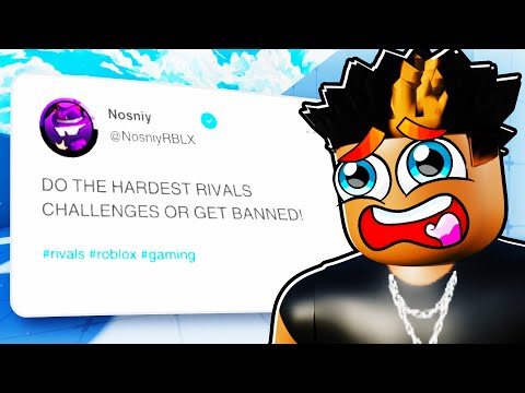 I Tried the Hardest Challenges in Roblox Rivals!