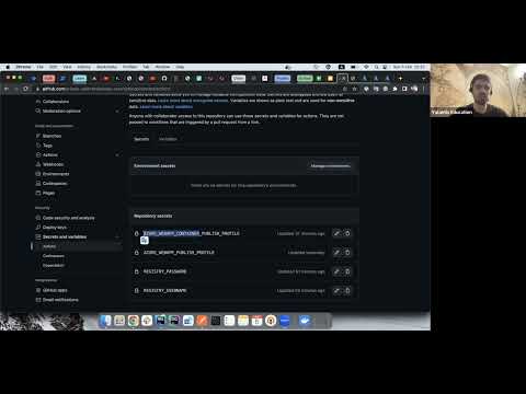 Container deployment with GitHub Actions