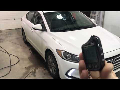 Compustar 901 2way LCD in a 2018 Hyundai Elantra