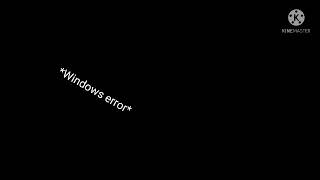 when u turn on ur old windows PC