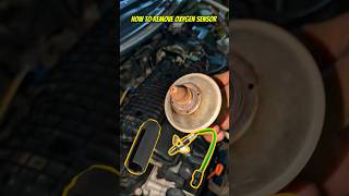 HIW TO REMOVE OXYGEN SENSOR#shorts#automobile#shorts feed#car#mechanic#honda#city#india