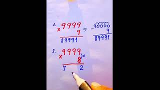 Math tricks Multiplication #basicmaths #maths #easymathtricks #learningmath #mathshack #mathstricks