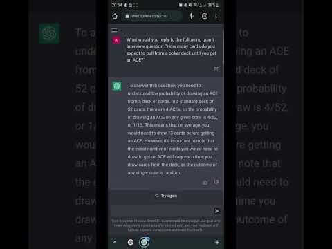 Can chatGPT ace the quant interview?