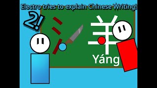 Electro tries to explain chinese writing 2! (REMASTERED)