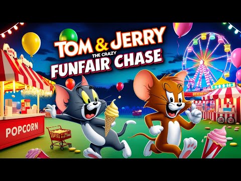 Tom & Jerry 🐱 🐭 The Crazy Funfair Chase 🎡 |English Children's Stories-Fairy Tales