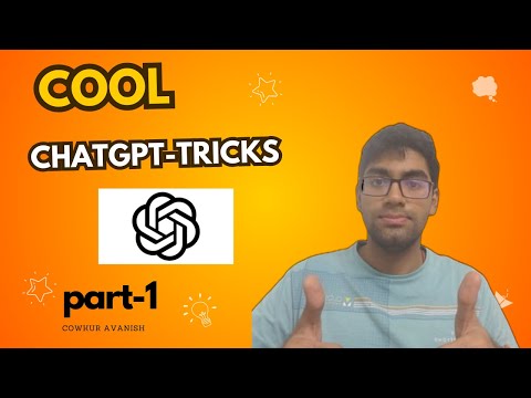 Giving ChatGPT prompts tricks- part-1
