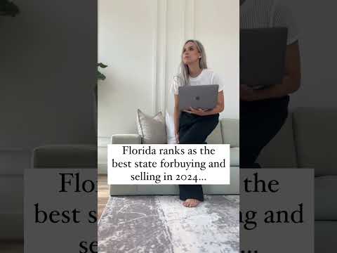 Florida ranks as the best state for buying and selling in 2024. #floridarealestate