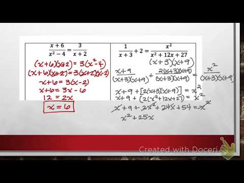 Rational Equations