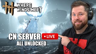 JustMemplex LIVE - Where Winds Meet CHINA Server With Everything Unlocked / Later PVP Arena