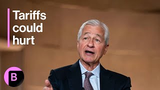 Jamie Dimon Says Tariffs Could Hurt