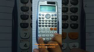 #How to convert binary to decimal in scientific calculator