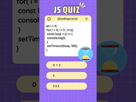 Javascript Quiz 35 - Closures Quizzes #javascript #javascriptinterview #javascriptclosures