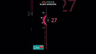 Javascript slider animation app ~ html css code #uxdesign #javascript #app