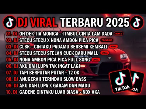 DJ TIKTOK TERBARU 2025 - DJ OH DEK TIA MONICA🎵DJ STECU STECU X NONA AMBON PICA PICA VIRAL TIKTOK