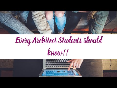 Every Architect Students should know!!