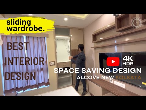 Sliding wardrobe | Alcove New Kolkata | Interior Design |