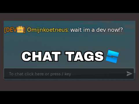 How to make CHAT TAGS in ROBLOX!