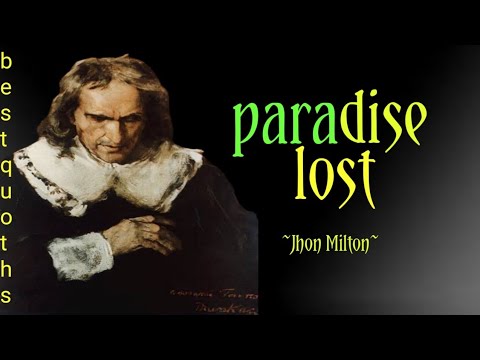 EPIC POEMS "PARADISE LOST"(JHON MILTON)