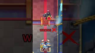 RIGHT AND WRONG  PLACEMENT IN CLASH ROYALE TIPS 3 #clashroyale #cr #pekka  #clash  #larry