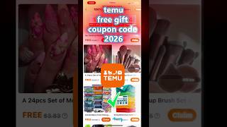 Temu free gift code 2026 | How i got 6+ free gifts from Temu Coupon code #temu #temucode #shorts