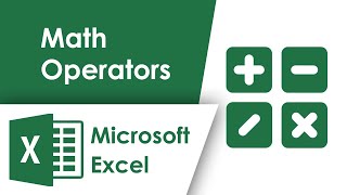 Excel Tutorial - 001 - Math Operators