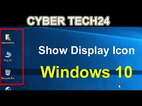 How To Show Icon On Desktop in windows 10 Urdu/Hindi