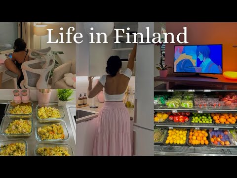 Days in my life in Finland | Living alone diaries | Grocery shopping,Cooking | life of an introvert
