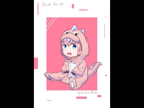 (timelapse)Drawing | BOCCHI THE ROCK!