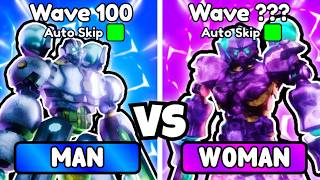 TITAN FORCEFIELD MAN VS TITAN FORCEFIELD WOMAN (Toilet Tower Defense)