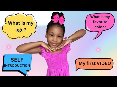 My First Youtube Video Get to know me 