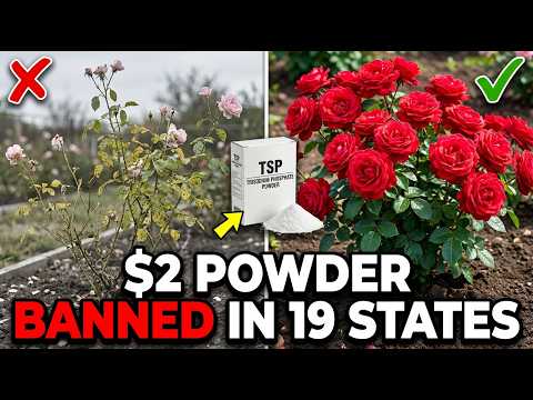 $2 Sink Powder TRANSFORMS Roses Into Bloom Machines. BANNED in 19 States!