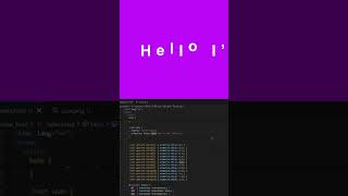 👨‍💻 CSS Day-17 Bounce letter Animation #trending #css #bounce #cssanimation #frontend