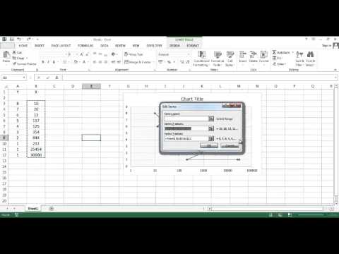 How to Swap between X and Y Axis in Excel