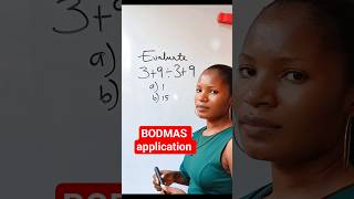 BODMAS application; the right way. #maths #mathshorts #algebra #bodmas
