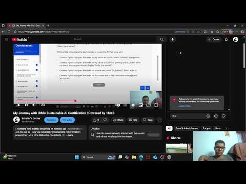 My Journey with IBM's Sustainable AI Certification | Powered by 1M1B