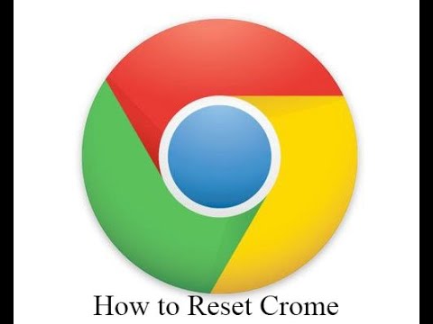 Google chrome reset all settings
