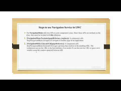 Navigation Service in Lightning Web Component(LWC)