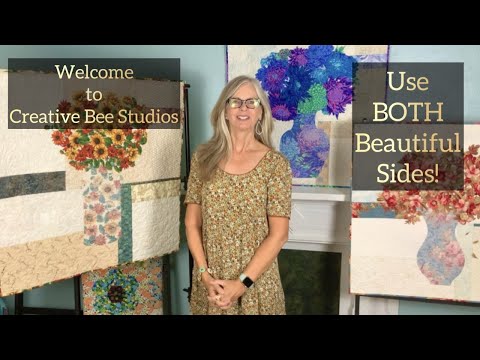 Sunflower Quilt Pattern, Bouquets, Wall Hanging, Easy Quilt Art