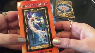 Gilded Tarot-Learn Tarot Easy Tarot Kit--Close Up Review-Great Tarot Deck for Beginners!