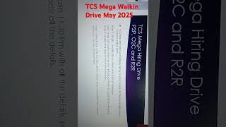 TCS Mass Hiring 2025 | TCS Hiring 2025 | #tcs #hiring